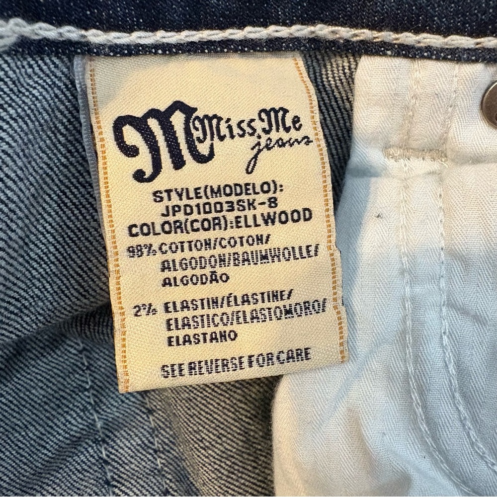 Miss Me Women's Dark Blue Skinny Jeans - Picture 10 of 15